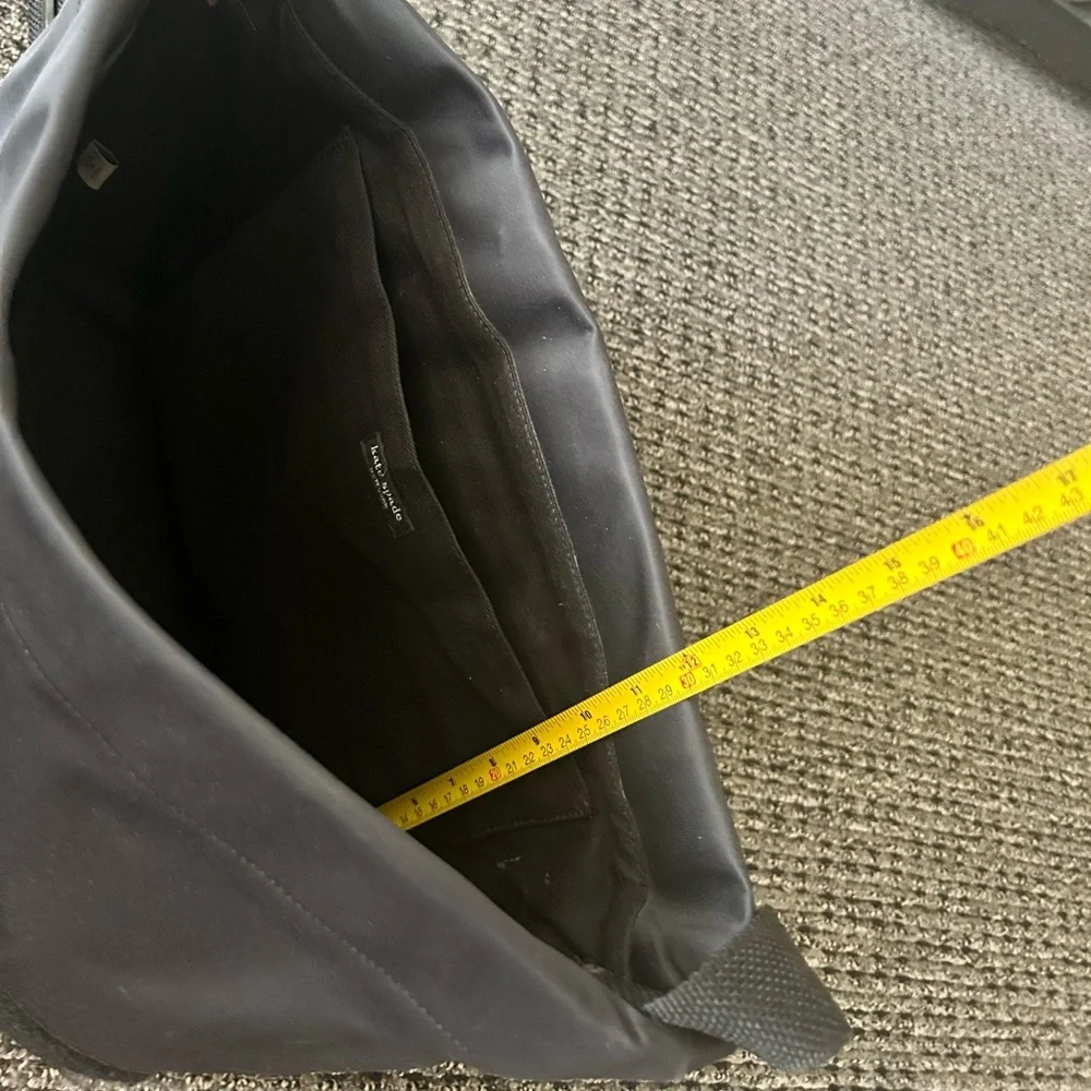 Kate Spade Black Nylon Messenger/Laptop Bag